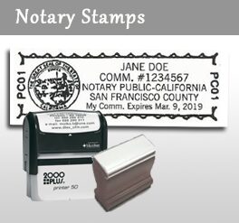 Notary Rubber Stamp